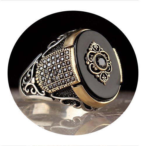 925 Sterling Silver Men Ring - Image 2