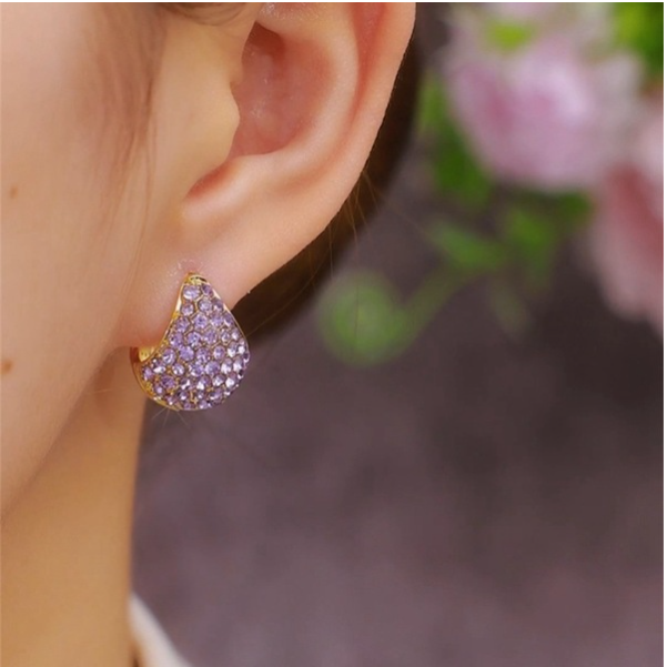 Italian Gold plated Ear Ring 2 - Image 2