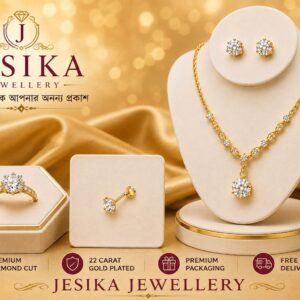 Daimond Cut Necklace Set